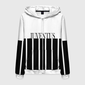 Мужская толстовка 3D на молнии с принтом Juventus Tee Black and White (2021 22) в Петрозаводске, 100% полиэстер | длина до линии бедра, манжеты и пояс оформлены мягкой тканевой резинкой, двухслойный капюшон со шнурком для регулировки, спереди молния, по бокам два кармана | 0x000000123 | juve | juventus | ronaldo | криштьяно | роналдо | юве | ювентус