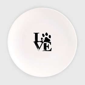 Тарелка с принтом Люблю своего питомца | LOVE в Петрозаводске, фарфор | диаметр - 210 мм
диаметр для нанесения принта - 120 мм | love | любовь | пес | питомец | собака