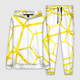 Женский костюм 3D с принтом Hexagon в Петрозаводске,  |  | hexagon | high tech | lines | sun | yellow | линии | многоугольник | насыщенный желтый | паутина | солнце | хай тек | шестиугольник | яркий