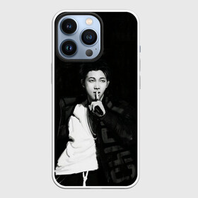 Чехол для iPhone 13 Pro с принтом Namjoon black в Петрозаводске,  |  | bts | pop | битиэс | бтс | ви | джей хоуп | джонгук | корейцы | музыка | поп | попса | рм | чимин | чин сюги