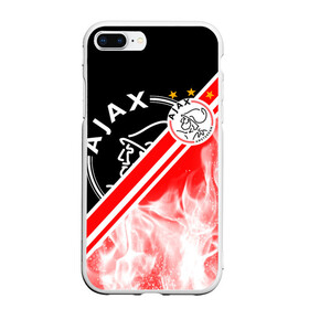 Чехол для iPhone 7Plus/8 Plus матовый с принтом FC AJAX AMSTERDAM / ФК АЯКС в Петрозаводске, Силикон | Область печати: задняя сторона чехла, без боковых панелей | ajax amsterdam | fifa | football | football club. | sport | uefa | английская премьер лига | аякс амстердам | лига финал | матч | спорт | уефа | финал | фифа | футбол | футбольный клуб