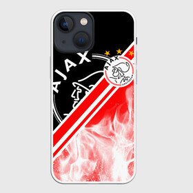 Чехол для iPhone 13 mini с принтом FC AJAX AMSTERDAM   ФК АЯКС в Петрозаводске,  |  | ajax amsterdam | fifa | football | football club. | sport | uefa | английская премьер лига | аякс амстердам | лига финал | матч | спорт | уефа | финал | фифа | футбол | футбольный клуб