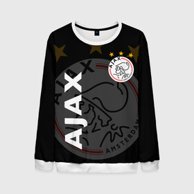 Мужской свитшот 3D с принтом FC AJAX AMSTERDAM / ФК АЯКС в Петрозаводске, 100% полиэстер с мягким внутренним слоем | круглый вырез горловины, мягкая резинка на манжетах и поясе, свободная посадка по фигуре | ajax amsterdam | fifa | football | football club. | sport | uefa | английская премьер лига | аякс амстердам | лига финал | матч | спорт | уефа | финал | фифа | футбол | футбольный клуб