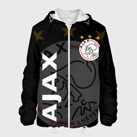 Мужская куртка 3D с принтом FC AJAX AMSTERDAM / ФК АЯКС в Петрозаводске, ткань верха — 100% полиэстер, подклад — флис | прямой крой, подол и капюшон оформлены резинкой с фиксаторами, два кармана без застежек по бокам, один большой потайной карман на груди. Карман на груди застегивается на липучку | ajax amsterdam | fifa | football | football club. | sport | uefa | английская премьер лига | аякс амстердам | лига финал | матч | спорт | уефа | финал | фифа | футбол | футбольный клуб