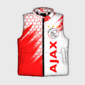 Женский жилет утепленный 3D с принтом FC AJAX AMSTERDAM  ФК АЯКС в Петрозаводске,  |  | Тематика изображения на принте: ajax amsterdam | fifa | football | football club. | sport | uefa | английская премьер лига | аякс амстердам | лига финал | матч | спорт | уефа | финал | фифа | футбол | футбольный клуб