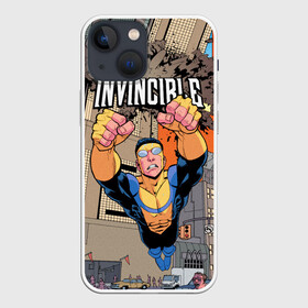 Чехол для iPhone 13 mini с принтом Неуязвимый (Invincible) в Петрозаводске,  |  | damien darkblood | invincible | дэмиен даркблад | мультсериал | непобедимый | неуязвимый