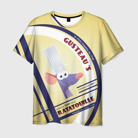 Мужская футболка 3D с принтом Рататуй в Петрозаводске, 100% полиэфир | прямой крой, круглый вырез горловины, длина до линии бедер | ratatouille | vdgerir | рататуй | реми | ремми | рэмми