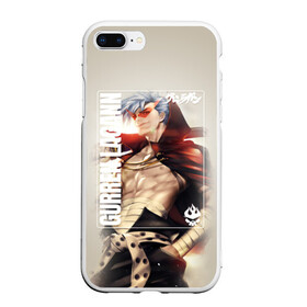 Чехол для iPhone 7Plus/8 Plus матовый с принтом Gurren Lagann Kamina в Петрозаводске, Силикон | Область печати: задняя сторона чехла, без боковых панелей | Тематика изображения на принте: gurren | gurren lagann | kamina | kittan bachika | nia teppelin | simon | yoko littner | гуррен | гуррен лаганн | симон