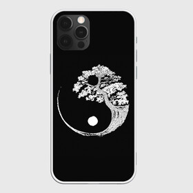 Чехол для iPhone 12 Pro Max с принтом Yin and Yang. Bonsai Tree в Петрозаводске, Силикон |  | black | bonsai | buddhism | dualism | esotericism | evil | good | japan | negative | philosophy | positive | tree | white | yang | yin | zen | белое | бонсай | буддизм | дерево | дзен | добро | древо | дуализм | зло | инь | негатив | позитив | философия |