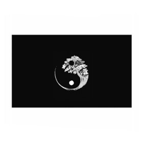 Бумага для упаковки 3D с принтом Yin and Yang. Bonsai Tree в Петрозаводске, пластик и полированная сталь | круглая форма, металлическое крепление в виде кольца | black | bonsai | buddhism | dualism | esotericism | evil | good | japan | negative | philosophy | positive | tree | white | yang | yin | zen | белое | бонсай | буддизм | дерево | дзен | добро | древо | дуализм | зло | инь | негатив | позитив | философия |