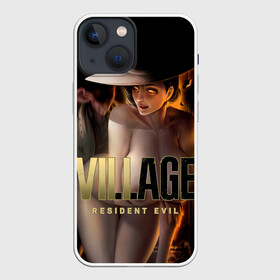Чехол для iPhone 13 mini с принтом Resident Evil Village в Петрозаводске,  |  | resident evil village | survival horror | деревня | компьютерная игра | леди альсина димитреску | обитель зла | ужас выживания