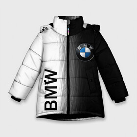 Зимняя куртка для девочек 3D с принтом Black and White. BMW в Петрозаводске, ткань верха — 100% полиэстер; подклад — 100% полиэстер, утеплитель — 100% полиэстер. | длина ниже бедра, удлиненная спинка, воротник стойка и отстегивающийся капюшон. Есть боковые карманы с листочкой на кнопках, утяжки по низу изделия и внутренний карман на молнии. 

Предусмотрены светоотражающий принт на спинке, радужный светоотражающий элемент на пуллере молнии и на резинке для утяжки. | auto | black | bmw | buddhism | car | cars | club | drift | dualism | germany | power | road | strength | tuning | white | yang | yin | авто | автомобиль | автопром | белое | бмв | буддизм | германия | гонки | дорога | дуализм | инь | лого | машина | мощь