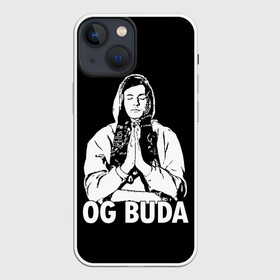 Чехол для iPhone 13 mini с принтом OG Buda в Петрозаводске,  |  | og buda | rap | буда | григорий ляхов | музыка | ог буда | певец | русский рэп | рэп | рэпер