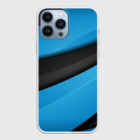 Чехол для iPhone 13 Pro Max с принтом Blue Sport Style в Петрозаводске,  |  | 3d | 3д | sport | абстракция | линии | паттерн | соты | спортивный стиль | текстуры