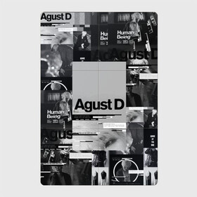 Магнитный плакат 2Х3 с принтом Agust D в Петрозаводске, Полимерный материал с магнитным слоем | 6 деталей размером 9*9 см | Тематика изображения на принте: agust | bts | d | k pop | suga | агуст | бтс | ди | к поп | кей поп | шуга