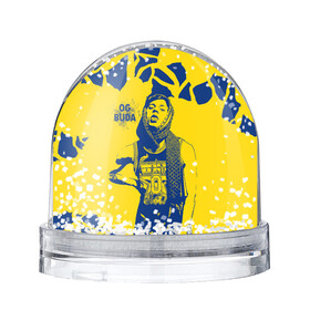 Игрушка Снежный шар с принтом OG Buda в Петрозаводске, Пластик | Изображение внутри шара печатается на глянцевой фотобумаге с двух сторон | og buda | rap | буда | григорий ляхов | музыка | ог буда | певец | русский рэп | рэп | рэпер