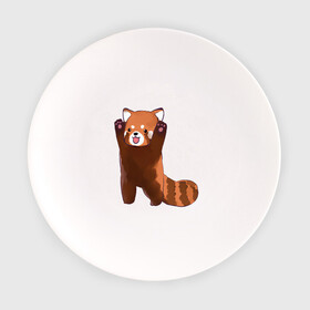 Тарелка с принтом Нападение милой панды в Петрозаводске, фарфор | диаметр - 210 мм
диаметр для нанесения принта - 120 мм | арт | красная панда | красный медвежонок | медведь | медвежонок | панда | рисунок | рыжая панда