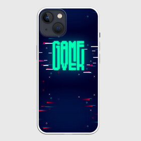 Чехол для iPhone 13 с принтом Game Over в Петрозаводске,  |  | darknet | ddos | game | hack | hacker | hax | neon | over | watch dogs | атака | взлом | код | кто я | неон | программист | хакер | хакинг