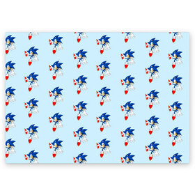 Поздравительная открытка с принтом Sonics dance в Петрозаводске, 100% бумага | плотность бумаги 280 г/м2, матовая, на обратной стороне линовка и место для марки
 | sonic | доктор эггман | ёж | ёж шедоу | ехидна наклз | майлз прауэр | соник | тейлз | эми роуз