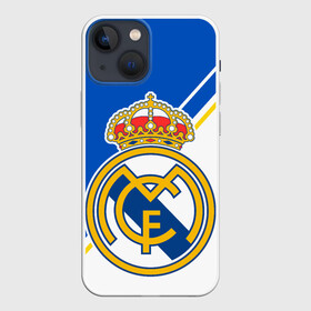 Чехол для iPhone 13 mini с принтом REAL MADRID   РЕАЛ МАДРИД в Петрозаводске,  |  | fifa | football | football club. | real madrid | sport | uefa | английская премьер лига | лига финал | матч | реал мадрид | спорт | уефа | финал | фифа | футбол | футбольный клуб