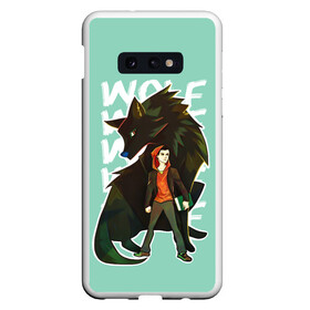 Чехол для Samsung S10E с принтом Wolf в Петрозаводске, Силикон | Область печати: задняя сторона чехла, без боковых панелей | alpha | beta | derek | derek hale | omega | scott | scott mccall | serial | stiles | stiles stilinski | teen wolf | wolf | бета | волк | волки | волчонок | дерек | дерек хейл | оборотень | оборотни | ольфа | омега | сериал | скотт | скотт макколл | стайлз