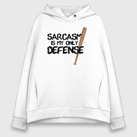 Женское худи Oversize хлопок с принтом Sarcasm is my only defense в Петрозаводске, френч-терри — 70% хлопок, 30% полиэстер. Мягкий теплый начес внутри —100% хлопок | боковые карманы, эластичные манжеты и нижняя кромка, капюшон на магнитной кнопке | alpha | beta | derek | derek hale | omega | scott | scott mccall | serial | stiles | stiles stilinski | teen wolf | wolf | бета | волк | волки | волчонок | дерек | дерек хейл | оборотень | оборотни | ольфа | омега | сериал | скотт | скотт макколл | стайлз