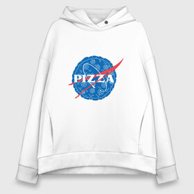 Женское худи Oversize хлопок с принтом NASA Pizza в Петрозаводске, френч-терри — 70% хлопок, 30% полиэстер. Мягкий теплый начес внутри —100% хлопок | боковые карманы, эластичные манжеты и нижняя кромка, капюшон на магнитной кнопке | mars | moon | nasa | астероид | астронавт | астрономия | вселенная | гагарин | галактика | земля | илон | комета | космонавт | космос | луна | марс | маск | наса | небо | нло | пицца | планета | пришелец | ракета