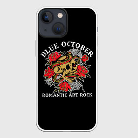 Чехол для iPhone 13 mini с принтом Blue October в Петрозаводске,  |  | alternative | art | blue october | indie | justin furstenfeld | rock | romantic | texas | печальный октябрь | рок | романтика