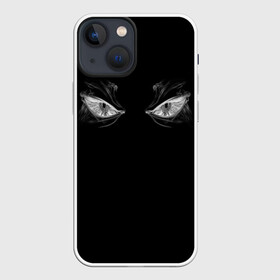 Чехол для iPhone 13 mini с принтом Smoke Eyes в Петрозаводске,  |  | beast | darkness | evil | eyes | monster | otherworld | shadow | sight | sinister | smoke | steam | взгляд | глаза | дым | зверь | зло | зловещие | монстр | пар | потустороннее | существо | тень | тьма