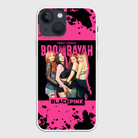 Чехол для iPhone 13 mini с принтом Boombayah в Петрозаводске,  |  | Тематика изображения на принте: black pink | blackpink | pop | блэк пинк | ким дженни | ким джи су | корейцы | лалиса манобан | музыка | поп | попса | розэ