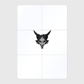 Магнитный плакат 2Х3 с принтом Фурришка в Петрозаводске, Полимерный материал с магнитным слоем | 6 деталей размером 9*9 см | furry | вол | волк | голова | демон | демон волк | лис | фури | фурри | фурришка | череп