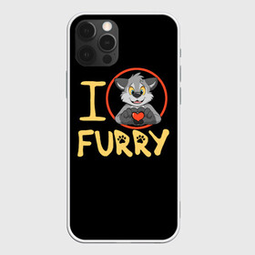 Чехол для iPhone 12 Pro Max с принтом I love furry в Петрозаводске, Силикон |  | furry | i love furry | антропоморфные животные | волк | зверь | люди   животные | сердце | фурри | я люблю фурри