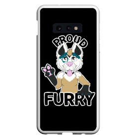 Чехол для Samsung S10E с принтом Furry wolf в Петрозаводске, Силикон | Область печати: задняя сторона чехла, без боковых панелей | Тематика изображения на принте: furry | антропоморфное животное | волк | животные | зверь | фурри | человек