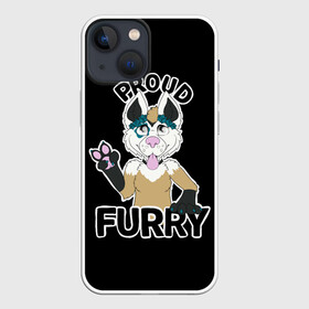 Чехол для iPhone 13 mini с принтом Furry wolf в Петрозаводске,  |  | Тематика изображения на принте: furry | антропоморфное животное | волк | животные | зверь | фурри | человек