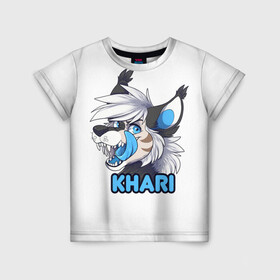 Детская футболка 3D с принтом Furry wolf Khari в Петрозаводске, 100% гипоаллергенный полиэфир | прямой крой, круглый вырез горловины, длина до линии бедер, чуть спущенное плечо, ткань немного тянется | furry | khari | антропоморфное животное | волк | животные | зверь | фурри | человек