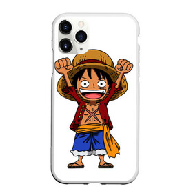 Чехол для iPhone 11 Pro матовый с принтом One piece Луффи ликует в Петрозаводске, Силикон |  | one piece | аниме | луффи