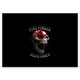 Поздравительная открытка с принтом Five Finger Death Punch | 5FDP в Петрозаводске, 100% бумага | плотность бумаги 280 г/м2, матовая, на обратной стороне линовка и место для марки
 | 5fdp | america | death | ffdp | finger | five | hard | metal | music | punch | rock | skull | states | united | usa | америка | метал | музыка | рок | сша | хард | череп