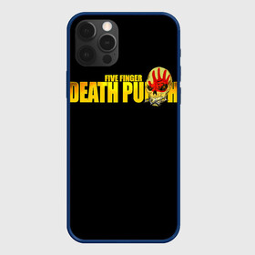 Чехол для iPhone 12 Pro с принтом FFDP | Five Finger Death Punch в Петрозаводске, силикон | область печати: задняя сторона чехла, без боковых панелей | Тематика изображения на принте: 5fdp | america | death | ffdp | finger | five | hard | metal | music | punch | rock | skull | states | united | usa | америка | метал | музыка | рок | сша | хард | череп