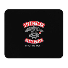 Коврик для мышки прямоугольный с принтом Five Finger Death Punch (5FDP) в Петрозаводске, натуральный каучук | размер 230 х 185 мм; запечатка лицевой стороны | 5fdp | america | death | ffdp | finger | five | hard | metal | music | punch | rock | skull | states | united | usa | америка | метал | музыка | рок | сша | хард | череп