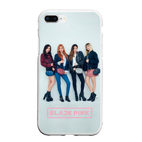 Чехол для iPhone 7Plus/8 Plus матовый с принтом Blackpink Squad в Петрозаводске, Силикон | Область печати: задняя сторона чехла, без боковых панелей | black pink | blackpink | pop | блэк пинк | ким дженни | ким джи су | корейцы | лалиса манобан | музыка | поп | попса | розэ