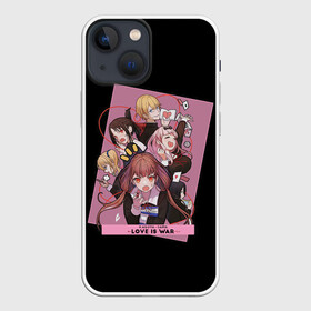 Чехол для iPhone 13 mini с принтом Kaguya Sama | Госпожа Кагуя в Петрозаводске,  |  | ahegao | anime | chika | fujiwara | girl | girls | is | kaguya | love | sama | senpai | waifu | war | аниме | ахегао | в | вайфу | войне | госпожа | девушка | кагуя | как | любви | манга | на | семпай | сенпай | тян | тяночка | чика