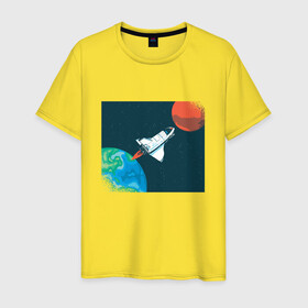 Мужская футболка хлопок с принтом Маск SpaceX миссия на марс в Петрозаводске, 100% хлопок | прямой крой, круглый вырез горловины, длина до линии бедер, слегка спущенное плечо. | earth | elon musk | mars | nasa | red planet | roscosmos | space | space shuttle | star | stars | астронавт | илон маск | класная планета | космический пейзаж | космонавт | летит на марс | наса | планета земля | роскосмос | спейс экс | спейс