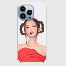 Чехол для iPhone 13 Pro с принтом Sweet Jannie в Петрозаводске,  |  | Тематика изображения на принте: black pink | blackpink | pop | блэк пинк | ким дженни | ким джи су | корейцы | лалиса манобан | музыка | поп | попса | розэ