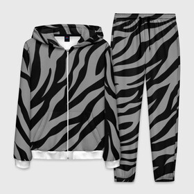 Мужской костюм 3D с принтом Камуфляж Зебра в Петрозаводске, 100% полиэстер | Манжеты и пояс оформлены тканевой резинкой, двухслойный капюшон со шнурком для регулировки, карманы спереди | camo | zebra | зебра | камуфляж | полосы