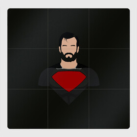 Магнитный плакат 3Х3 с принтом Кал Эл в Петрозаводске, Полимерный материал с магнитным слоем | 9 деталей размером 9*9 см | dc comics | superman | кларк кент | лига справедливости | супермен