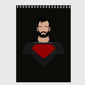 Скетчбук с принтом Кал Эл в Петрозаводске, 100% бумага
 | 48 листов, плотность листов — 100 г/м2, плотность картонной обложки — 250 г/м2. Листы скреплены сверху удобной пружинной спиралью | dc comics | superman | кларк кент | лига справедливости | супермен