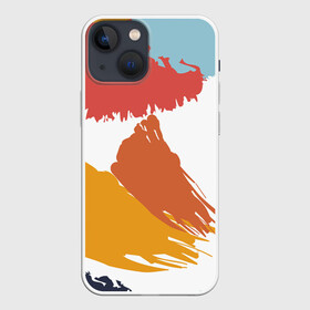Чехол для iPhone 13 mini с принтом Цветные пятна, мазки кистью в Петрозаводске,  |  | абстракция | арт | краска | мазки кистью | художник | цветные пятна