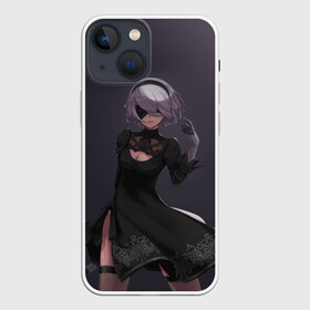 Чехол для iPhone 13 mini с принтом nier в Петрозаводске,  |  | 2b | ahegao | anime | girl | nier automata | replicant | waifu | аниме | ахегао | нир автомата | отаку | охегао | тян | тяночка