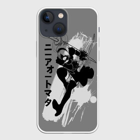 Чехол для iPhone 13 mini с принтом Nier в Петрозаводске,  |  | 2b | ahegao | anime | girl | nier automata | replicant | waifu | аниме | ахегао | нир автомата | отаку | охегао | тян | тяночка