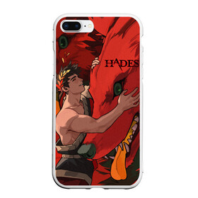 Чехол для iPhone 7Plus/8 Plus матовый с принтом Hades Zagreus в Петрозаводске, Силикон | Область печати: задняя сторона чехла, без боковых панелей | hades | roguelike | zagreus | бесконечные круги ада | бог | волк | загрей | компьютерная игра | красный | мифология | сын аида | трехглавый